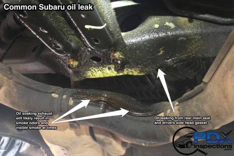 Subaru oil leak