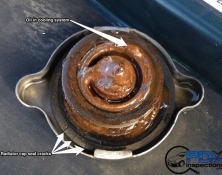 Oil in cooling system