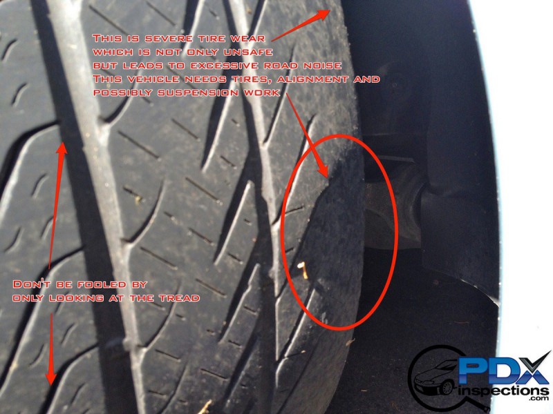 Abnormal tire wear
