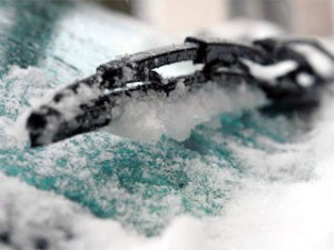 ice on wipers